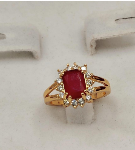 Zircon Stone Solitaire Ring