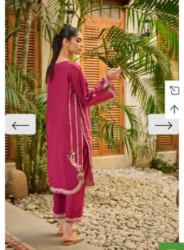 Dress dhanak 2 peace