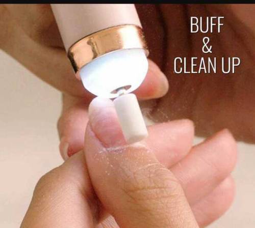 •  Manicure And Pedicure Nail Kit Includes 6 Attachment Heads That: Bu