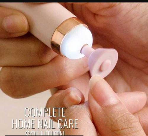 •  Manicure And Pedicure Nail Kit Includes 6 Attachment Heads That: Bu