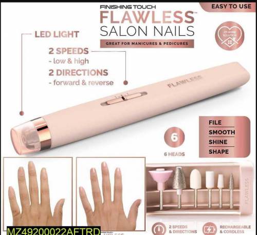 •  Manicure And Pedicure Nail Kit Includes 6 Attachment Heads That: Bu
