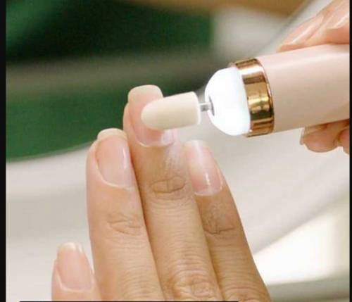 •  Manicure And Pedicure Nail Kit Includes 6 Attachment Heads That: Bu