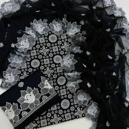 Embroidered 2pc Unstitched suit