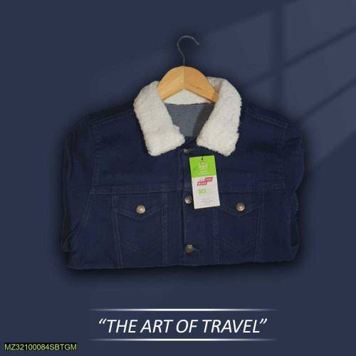 men's stitched denim jacket