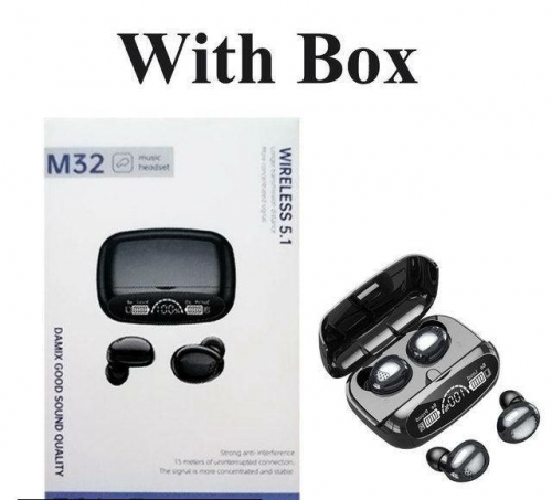 New m32 wireless gaming earbuds with digital display 