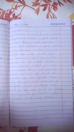 heand writing work 