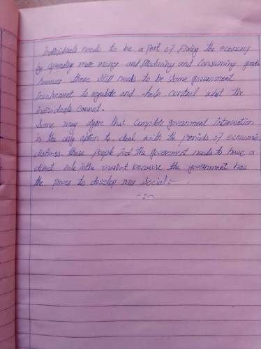 heand writing work 