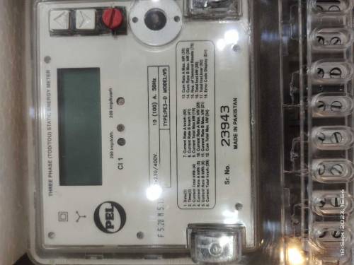 3 phase digital sub meter pel company original 