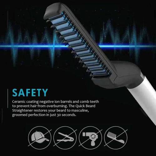 Multifunctional Hair Comb Brush Beard Hair Straighten Comb Quick Hairs
