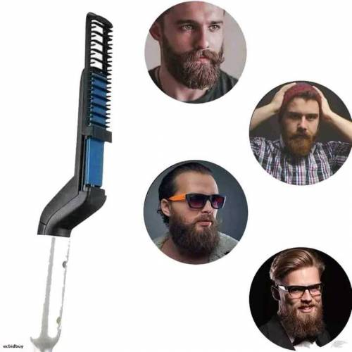 Multifunctional Hair Comb Brush Beard Hair Straighten Comb Quick Hairs