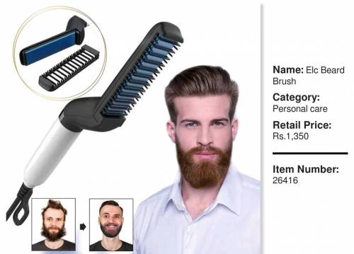 Multifunctional Hair Comb Brush Beard Hair Straighten Comb Quick Hairs
