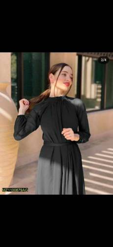 *: Chiffon Frill Dress*