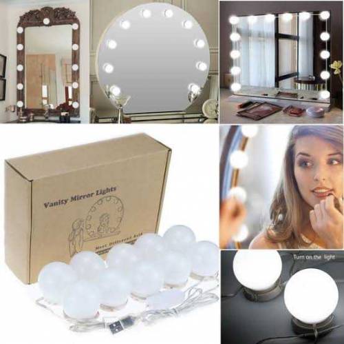 Mirror lights vanity lights 10 lights 3 colours