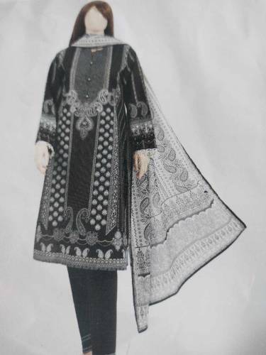 SAYA 3pc lawn original unstitched cloth available 