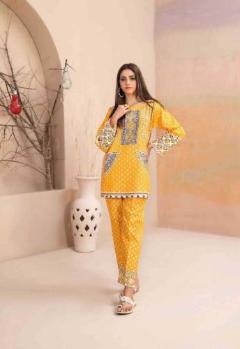 khadder stitched 2 piece dress
