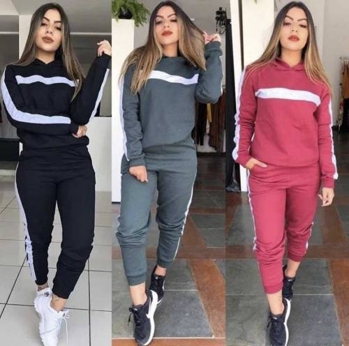 Track suit Women 2 Pieces set Spring Autumn