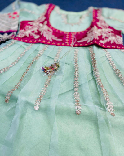 2 PC SWomens stiched Fancy  Maxi