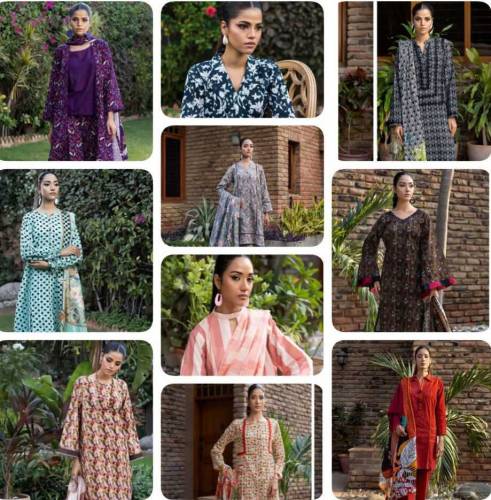 Women Unstitched Clothes 3pc