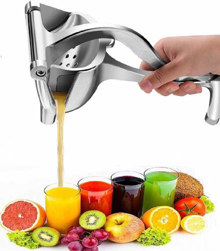 Fruit Juicer, Multi-Purpose Metal Manual Orange & Lemon Squeezer, Heav