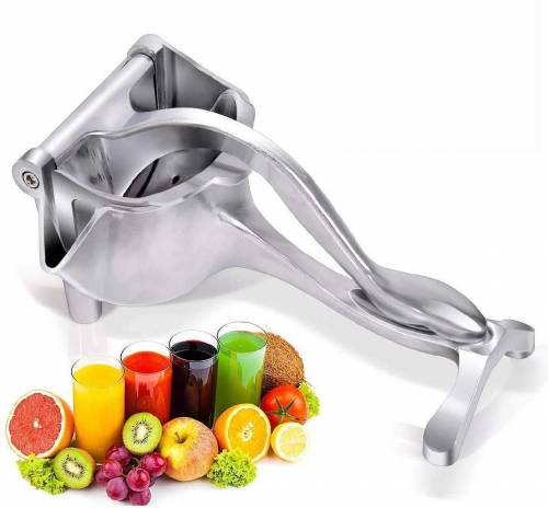 Fruit Juicer, Multi-Purpose Metal Manual Orange & Lemon Squeezer, Heav