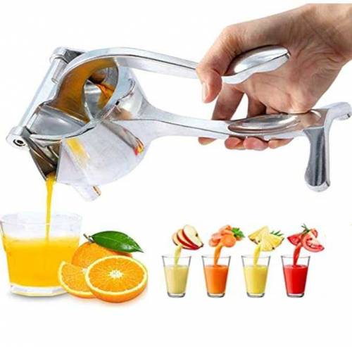 Fruit Juicer, Multi-Purpose Metal Manual Orange & Lemon Squeezer, Heav