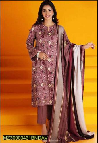 unstiched woman winter suit 