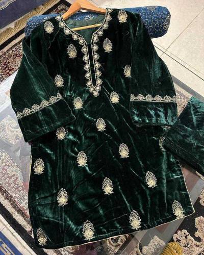 ladies dress/velvet dress/3pc suit/embroidery dress for sale
