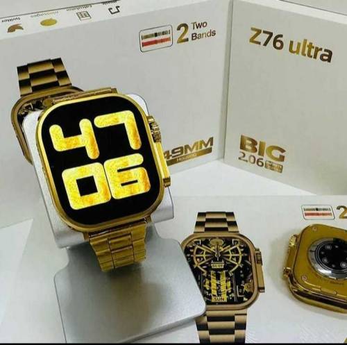 Z76 Ultra Biggest Display Gold Edition Smart Watch 