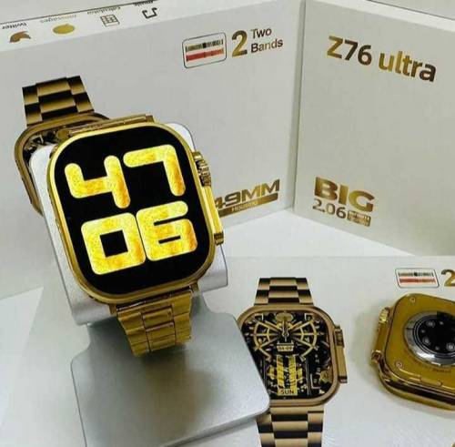 Z76 Ultra Biggest Display Gold Edition Smart Watch 