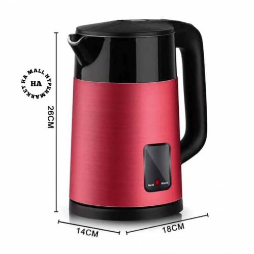 2L Electric Kettle Stainless Steel Keep warm Function Tea Pot Hot Wate