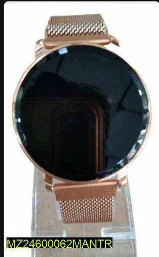 magnet digital led golden watch 