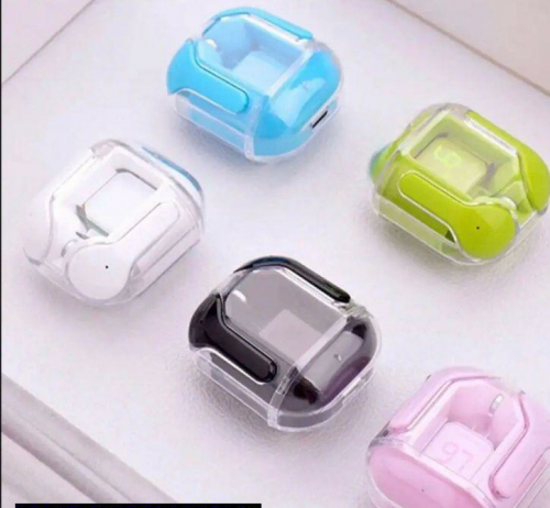 Bluetooth earbuds blue