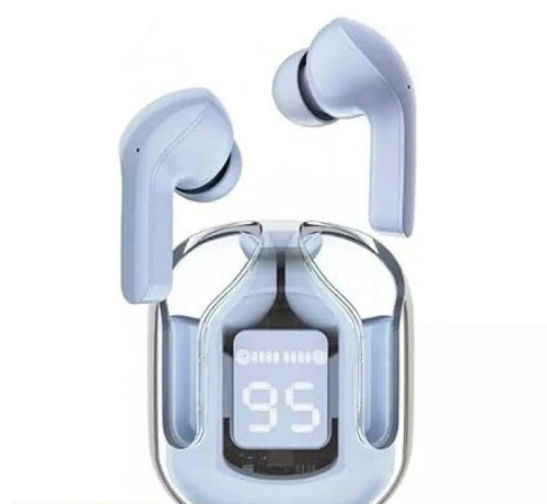 Bluetooth earbuds blue