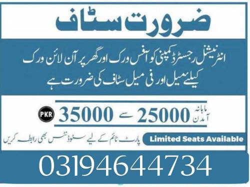 Online Jobs in Pakistan 