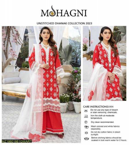 digital printed 3pc dhanak Embroidery suit stuff