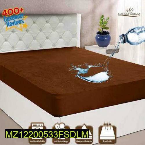*Waterproof Terry Cotton Mattress Cover