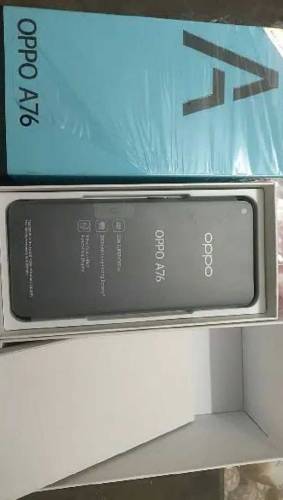 oppo A76 6gb 128gb complete box freesh condition 10/10 no any foult 