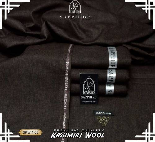 Superior Quality Sapphire Kasmiri Wool Volume 1