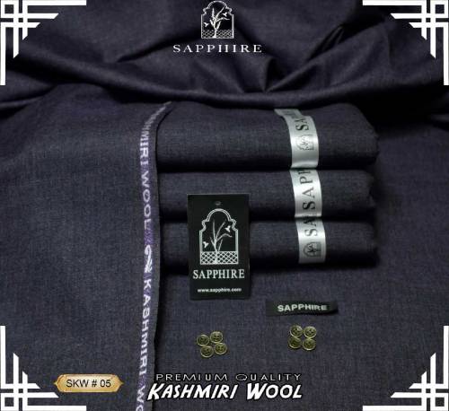 Superior Quality Sapphire Kasmiri Wool Volume 1