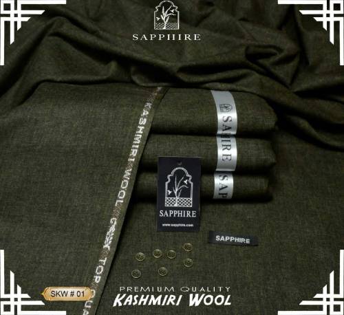 Superior Quality Sapphire Kasmiri Wool Volume 1