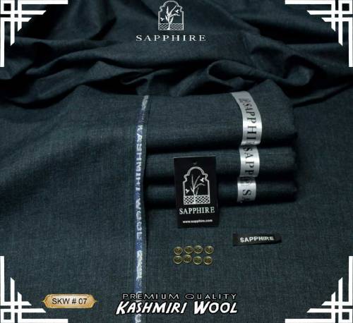 Superior Quality Sapphire Kasmiri Wool Volume 1
