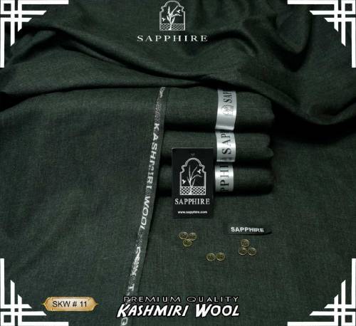 Superior Quality Sapphire Kasmiri Wool Volume 1