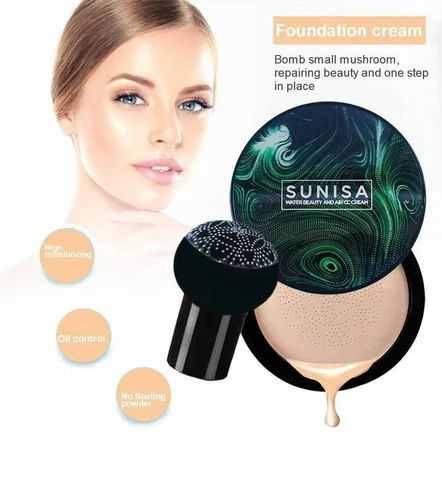 White Matte SUNISA WATER BEAUTY AIR PAD BB CREAM, For Personal, 50ml