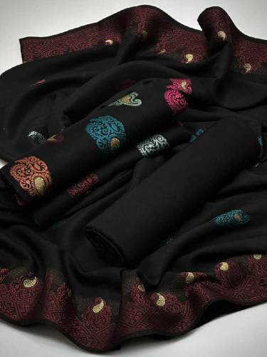 Banarsi 3pcs jaquard sout free delivery 