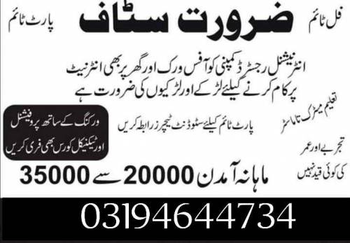 Online Job in Pakistan 