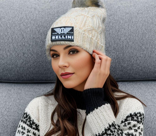 *Woolen Beanie Cap For Women