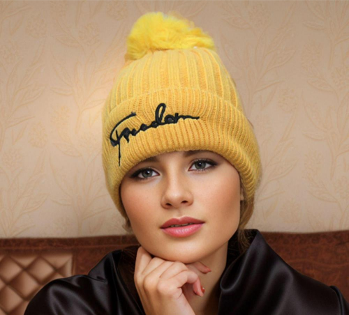 *Woolen Beanie Cap For Women