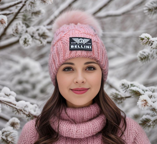 *Woolen Beanie Cap For Women