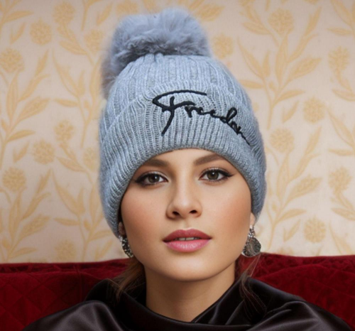 *Woolen Beanie Cap For Women