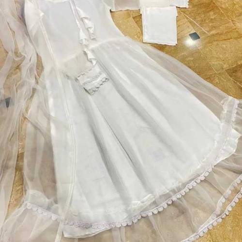 fancy party wear maxi (chiffon/net)